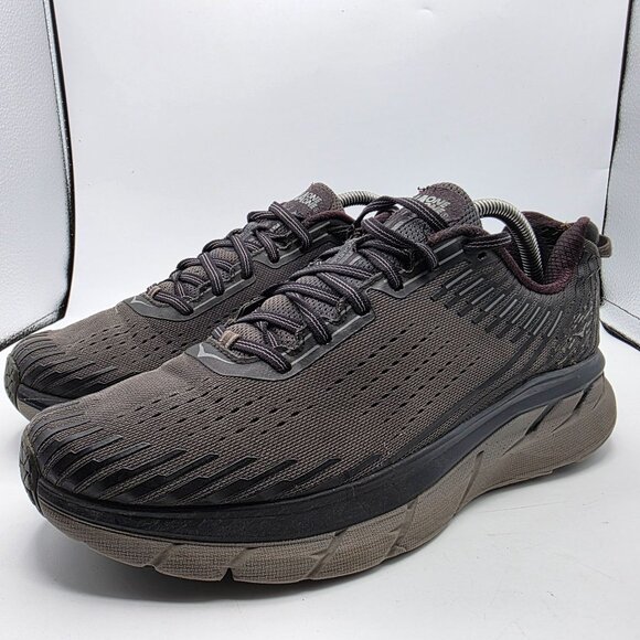 Hoka One One Clifton Mens Size 11 Gray Running Shoes Athletic Walking Casual - Picture 4 of 13